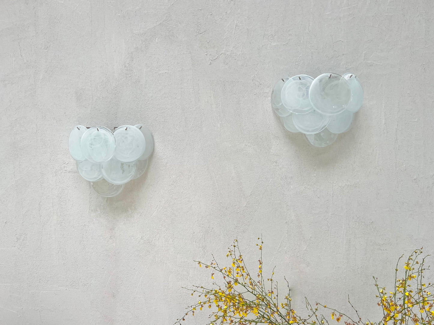 Murano Sconce - VISTOSTI WHITE - Two Available