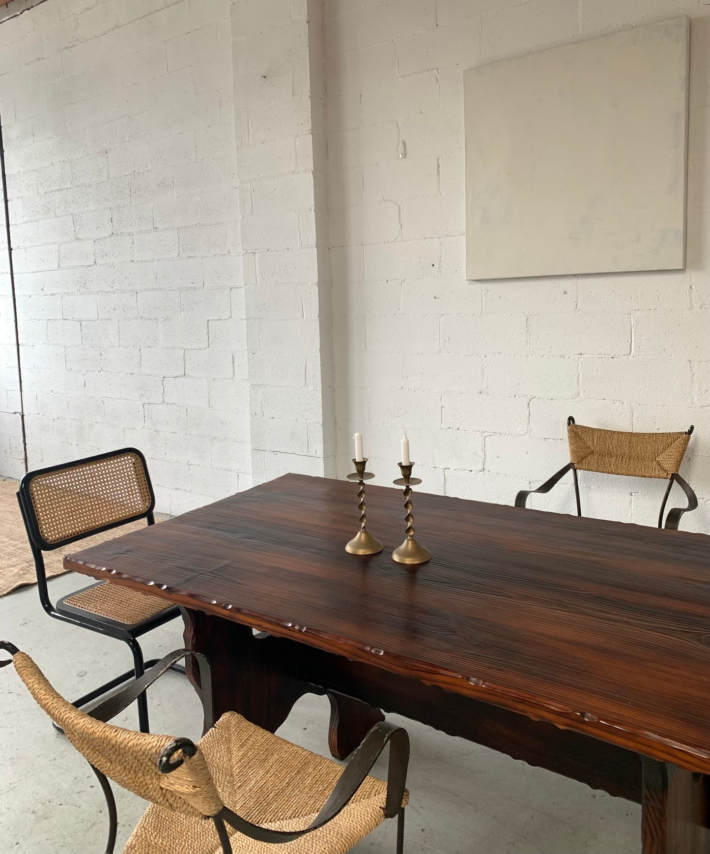 Hand Carved Spanish-Style Dining Table