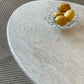 Oval Travertine Coffee Table