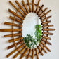 Vintage Italian Bamboo Mirror