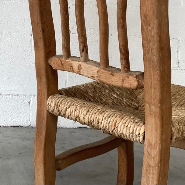 Four Wiggly Handmade Dining Chairs (Set)
