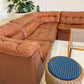 Vintage Leather Modular Sofa