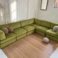 - Bespoke Large Sage Green Modular Sofa