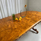 - Large Vintage Burl Carved Table