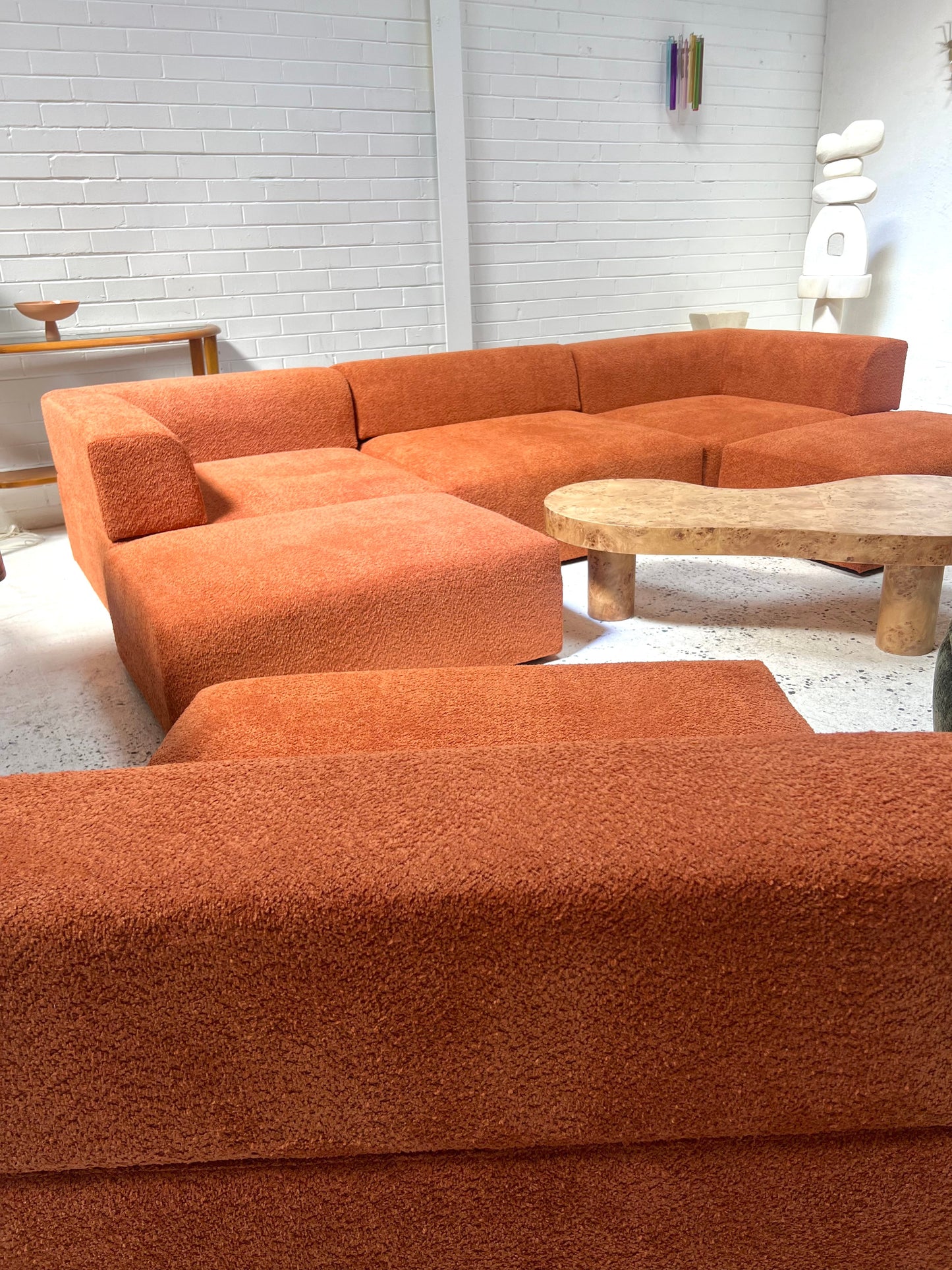 = Bespoke Boucle Modular Sofa Set