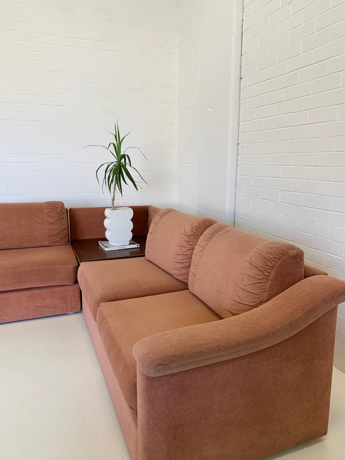 Vintage Parker Velvet Modular Sofa