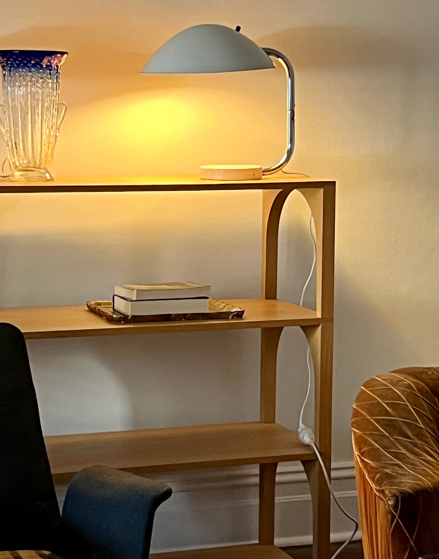 Large Mid Century Swedish Lamp