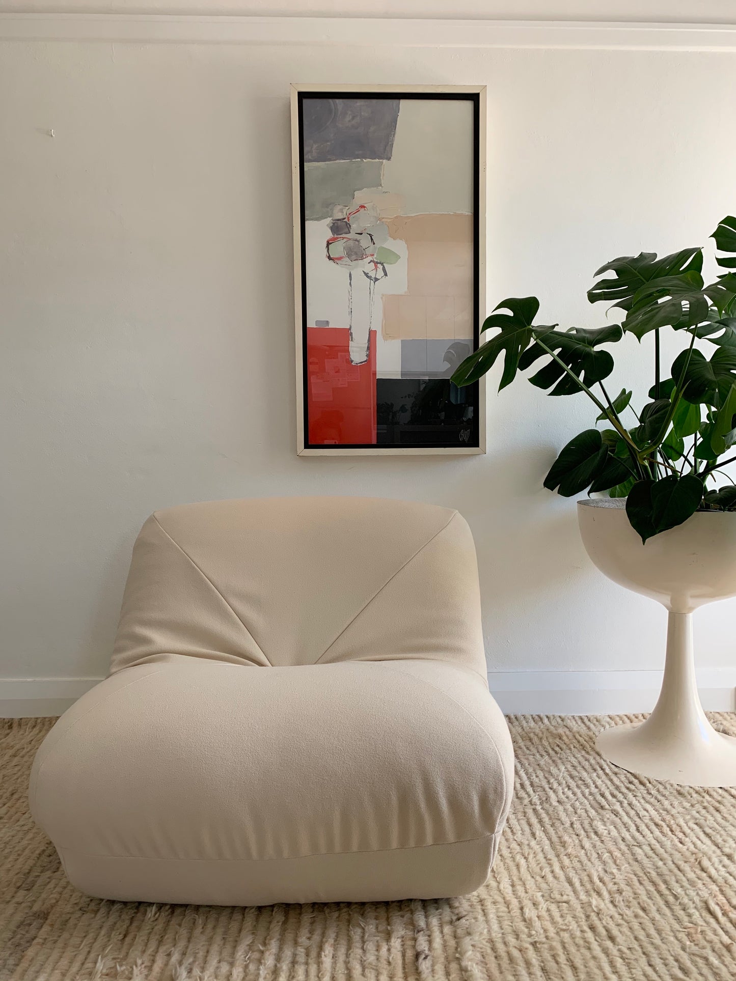 Boucle Vintage Fler Lounge Chair