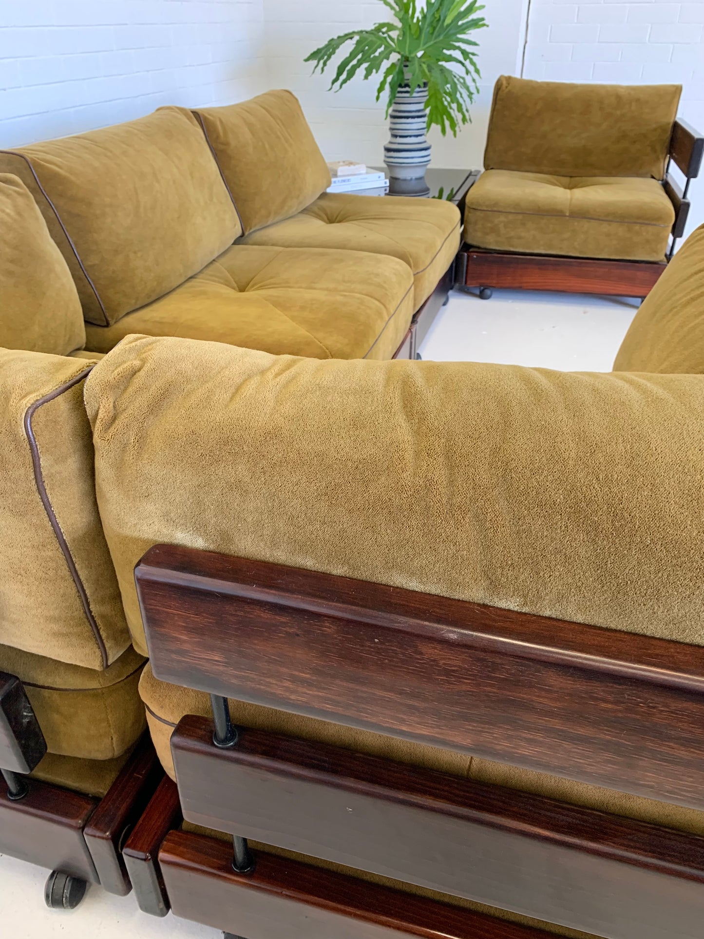 Vintage Post and Rail Modular Sofa