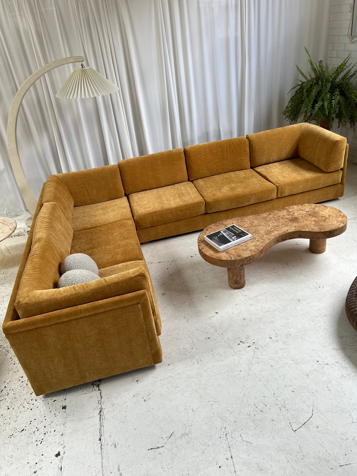 - Bespoke Mustard Modular Sofa Set