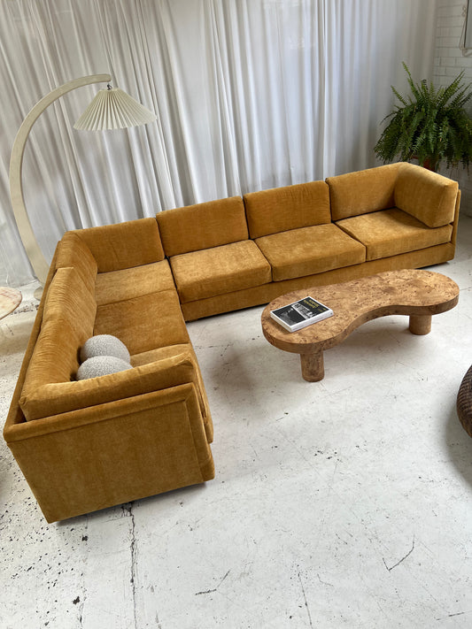- Bespoke Mustard Modular Sofa Set