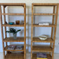 Vintage Rattan Bookshelf