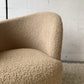 Vladimir Kagan-Style Swivel Chair in Wool Boucle - Two Available