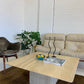Vintage Italian Travertine Coffee Table