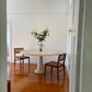 Large Vintage Marble Dining Table