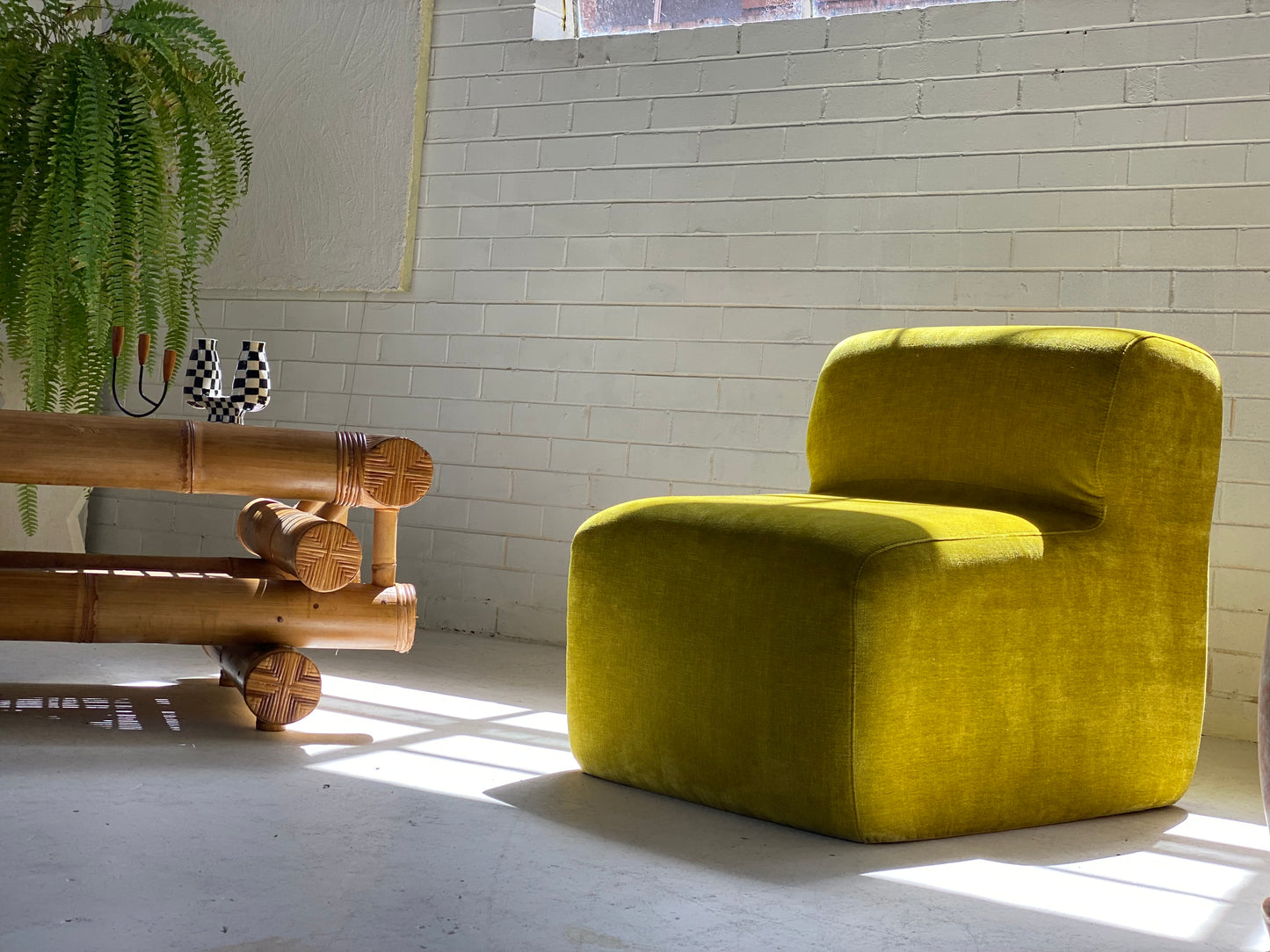 Velvet Chubby Modular Chair
