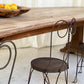 Custom Large Wooden Curved Table