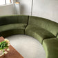 Bespoke Velvet Modular in Deep Botanical Green