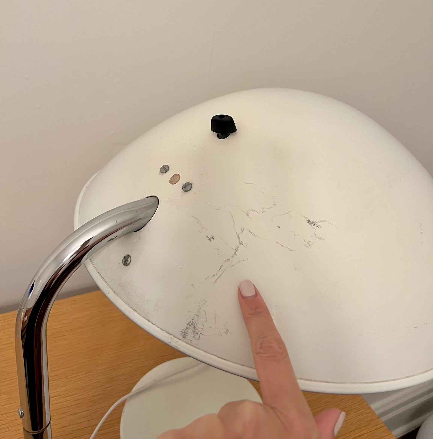 Large Mid Century Swedish Lamp