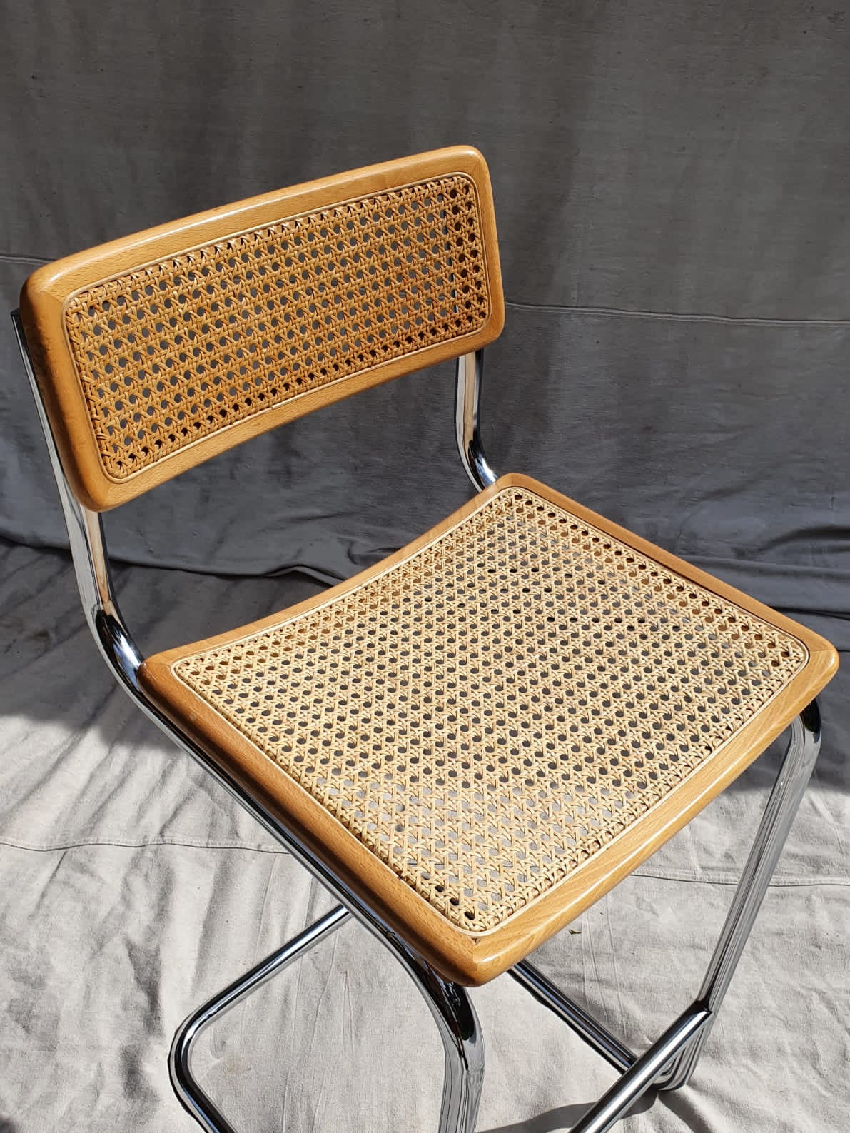 Set of Four Cesca Style Bar Stools