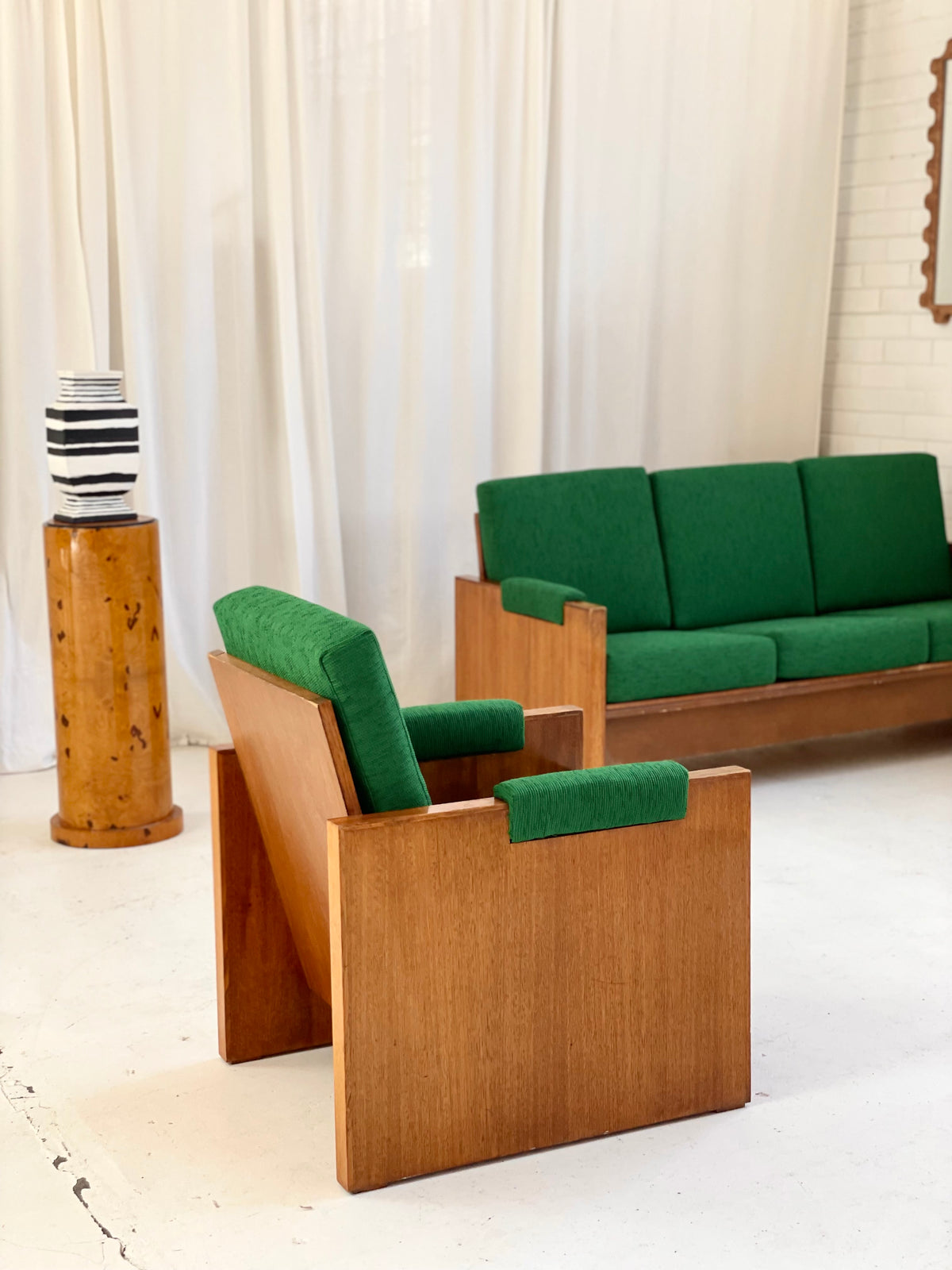Mid Century Three Seater Sofa