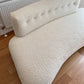 Custom Made Vintage Curved Sofa