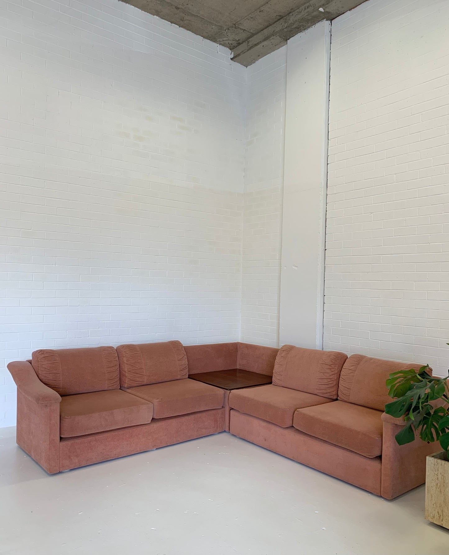 Vintage Parker Velvet Modular Sofa