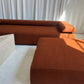 - Bespoke Rust Boucle Modular Sofa Set