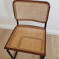 Set of Vintage Cane Cantilever Dining Chairs