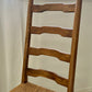 - Set of Eight Oak & Cord Dining Chairs