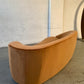 Bespoke Curved Sofa in Ginger Velvet