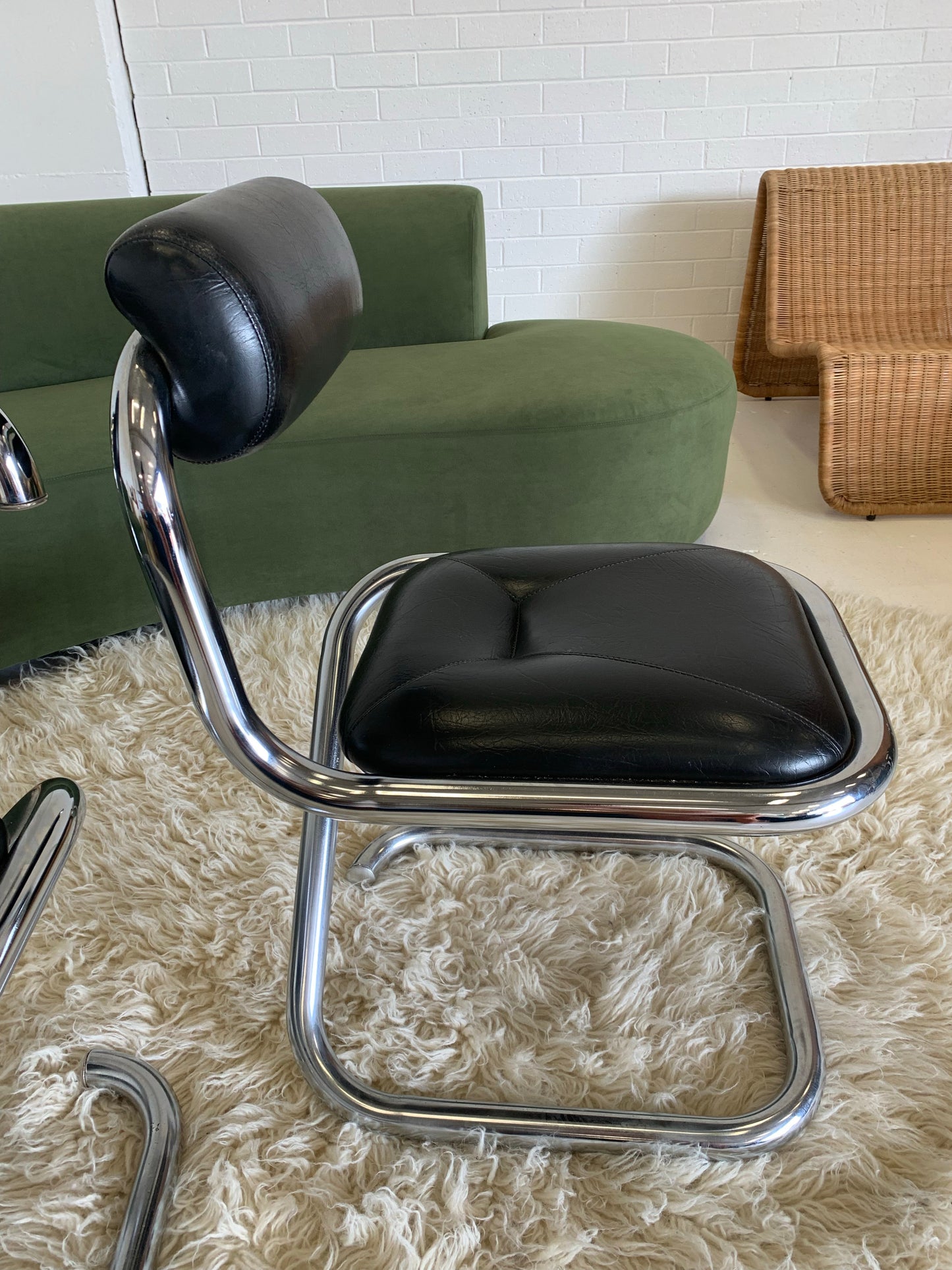 Vintage Chrome Tubular Chair by Tubemaster - 1 Available