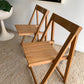 Original 1960’s Aldo Jacober and Pierangela d’Aniello “Trieste” Folding Chairs for Bazzani
