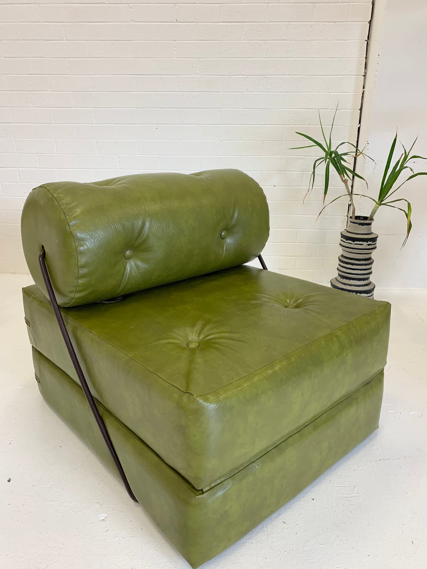 Vintage Ikea “TAJT” Armchair / Fold Out Day Bed