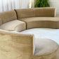 Fawn Velvet Curvy Modular Sofa
