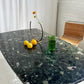 Vintage Green Palladiana Marble & Lucite Table