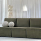 - Olive Three Piece Modular Sofa