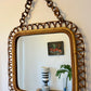 Vintage Italian Bamboo Mirror, Circa 1960’s