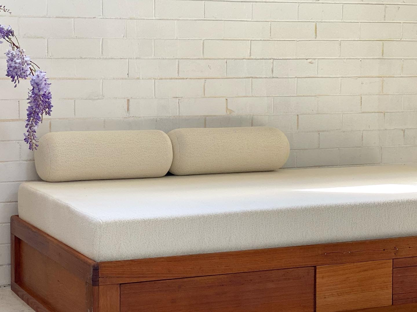 Vintage Handmade Wooden Daybed Sofa