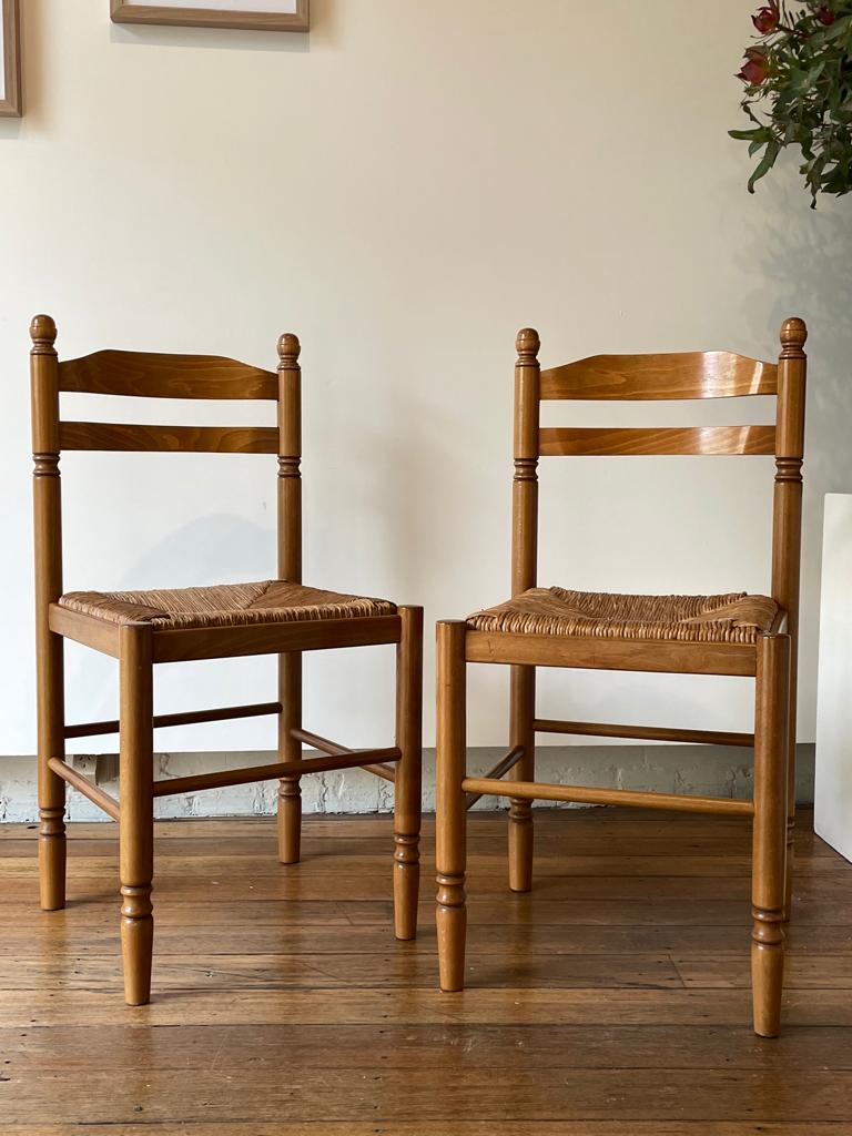 Woven Rush Dining Chairs