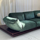 - Low Green Velvet Modular Sofa Set