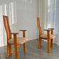 - Vintage Wavy High Back Chair