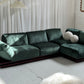 - Low Green Velvet Modular Sofa Set