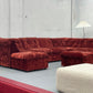 Vintage Velvet Modular Sofa - Seven Piece Set