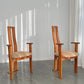 - Vintage Wavy High Back Chair