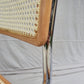 Set of Four Cesca Style Cane Bar Stools, made in Italy