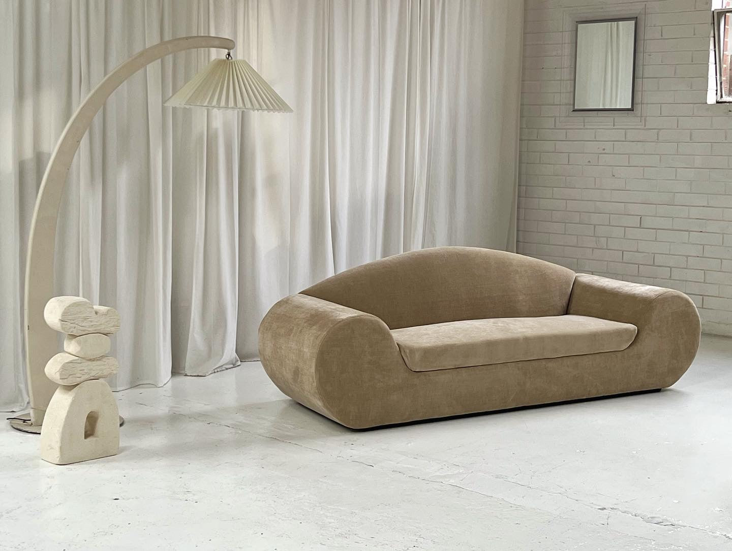 - Bespoke Velvet Space Sofa