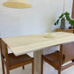 Vintage Italian Honed Travertine Dining Table