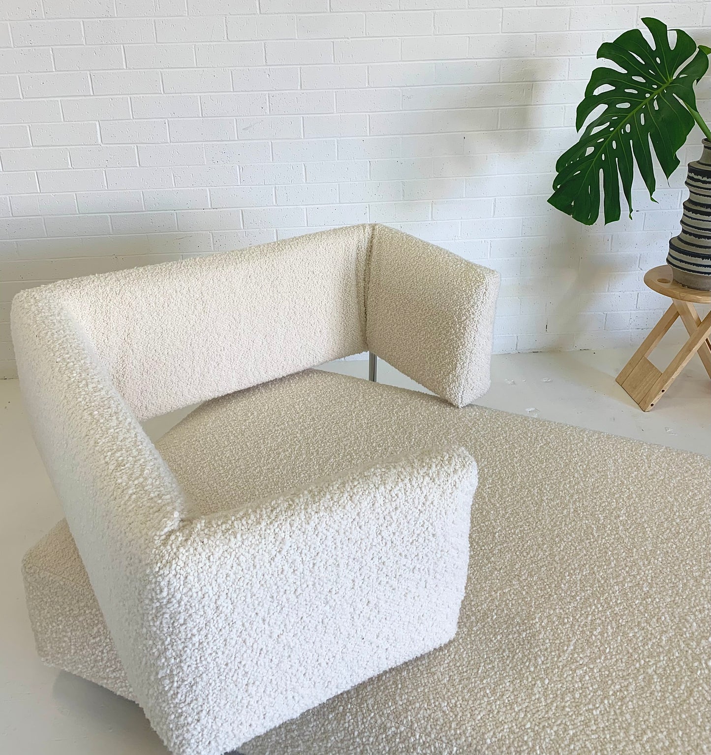 Wool Boucle “Tangeri” Sofa by Francesco Binfare for Edra