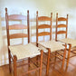 Shaker Style Ladderback Chairs - Six Available
